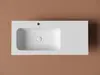 Ceramica Nova Грация (Grace) CN7014MW Раковина накладная 1010*457*137 чаша слева, отв под смеситель, белый матовый