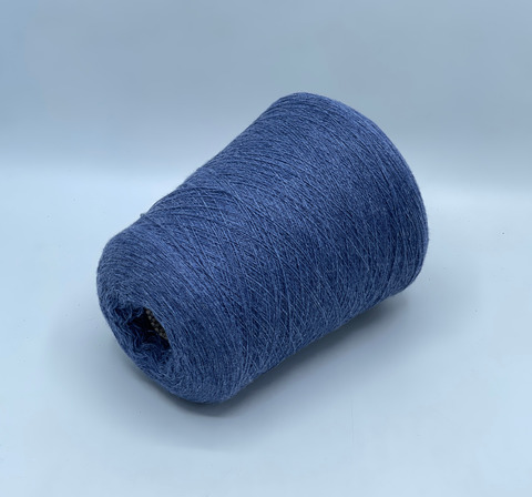 Cariaggi, Cashmere, 2/28 1400м, 100%Кашемир, Синий меланж, 41526
