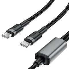 Кабель ACEFAST C22-02 Charging Data USB-C - 2*USB-C 100W Cable, черный
