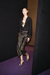 ZARA АТЛАСНАЯ ЮБКА С ПРИНТОМ — ZW COLLECTION, ЧЕРНЫЙ/ПЕСОЧНЫЙ