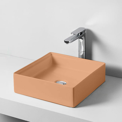 ArtCeram Scalino SCL001 13 00 Раковина накладная, 38x38, цвет: оранжевый