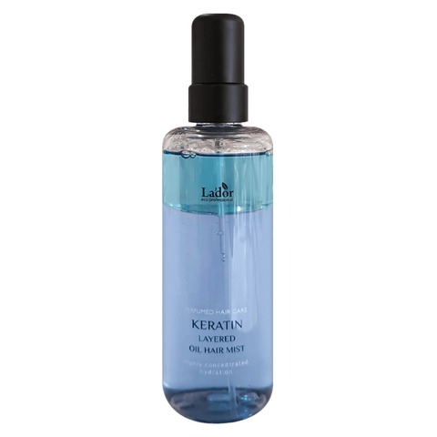 Двухфазный кератиновый мист с комплексом масел Keratin Layered Oil Hair Mist LADOR