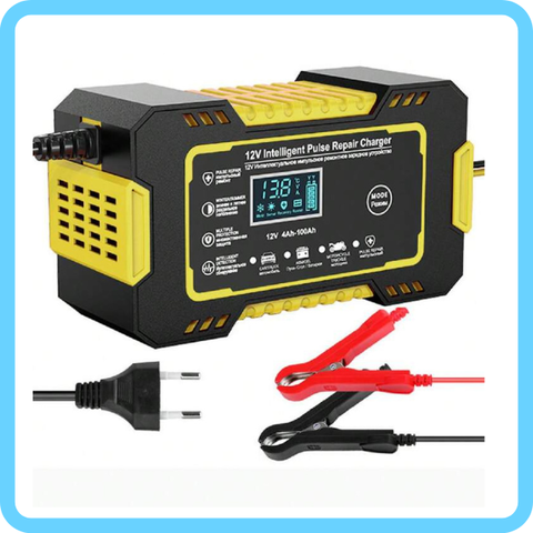 Зарядное уcтройство для аккумулятора 12V (с клеммами)