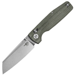 Фото Складной нож Bestech Knives Slasher, сталь D2, рукоять микарта, зеленый