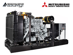 Дизельный генератор Азимут АД-550С-Т400-1РМ8C Mitsubishi