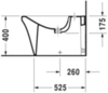Duravit P3 Comforts 2273100000 Биде напольное