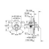 GROHE BauLoop 29081000 Смеситель для душа встраиваемый на 2 потребителя