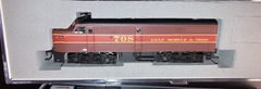 Тепловоз Alco FA1 Master(TM) Silver -- Gulf, Mobile & Ohio #708