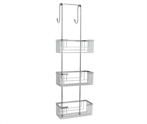 WasserKRAFT K-71133 Комплект из держателей и 3-х навесных полок, цвет: хром