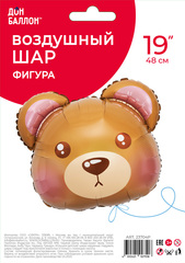 Шар К Фигура, Голова, Милый мишка, 19