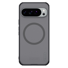 Чехол серый тонированный c MagSafe для Google Pixel 10 Pro XL, серия Super Frosted Shield Pro Magnetic (Clear version) от Nillkin