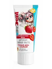 Modum DR.DENT KIDS Паста зубная детская Клубничная фея 3+ ,75г (A123-216)