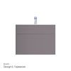 Am.Pm M50AFHX0803EGM Inspire V2.0. База под раковину. подвесная. 80 см. 3 ящика. push-to-open. элегантный
