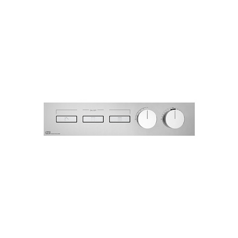 Gessi Hi-Fi 63014#031 Термостат для душа, с включением до 3 источников одновременно (внешняя часть), цвет: хром
