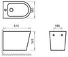BelBagno Flay-R BB053BH Биде подвесное, цвет: белый