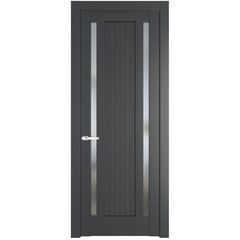Межкомнатная дверь эмаль Profil Doors 3.5.1PM графит остеклённая