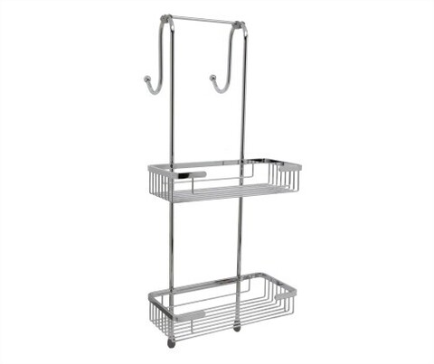WasserKRAFT K-72222 Комплект из держателей и 2-х навесных полок, цвет: хром