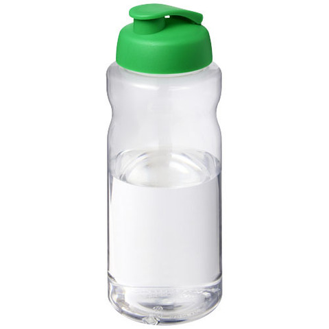 Спортивная бутылка H2O Active® Big Base объемом 1 л с откидывающейся крышкой
