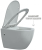 Berges 43280 Комплект  для монтажа подвесного унитаза: инсталляция NOVUM, кнопка L5 Soft Touch черная, унитаз OKUS, сиденье дюропласт Toma Slim SO, микролифт, быстросъем