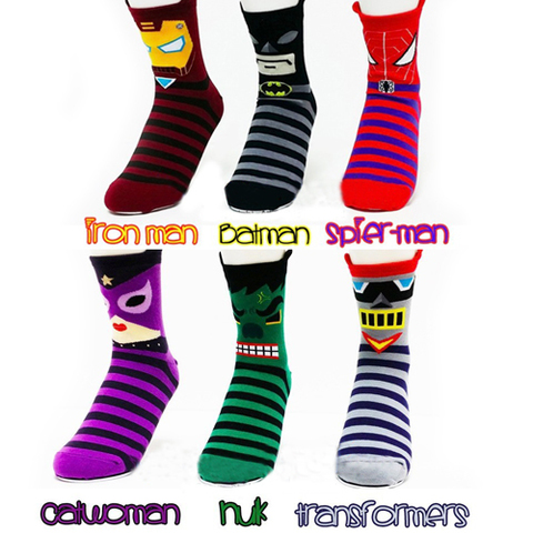 Socks DC Comics Super Hero Marvel