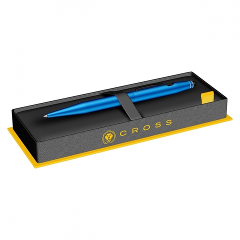 Ручка шариковая Cross Tech2, Metallic Blue со стилусом, M, BL (AT0652-6)
