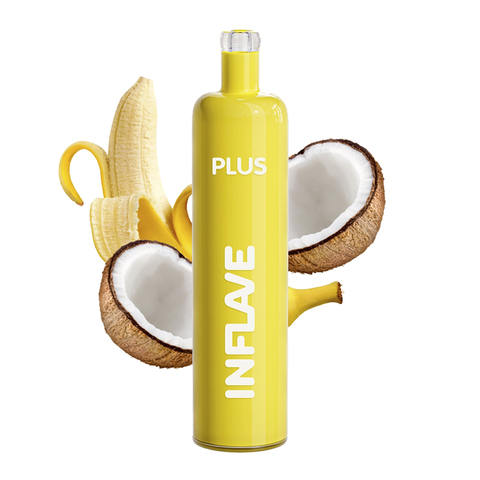 INFLAVE PLUS Банан с кокосом -  Banana with coconut