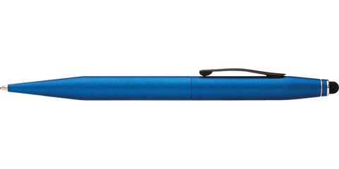 Ручка шариковая Cross Tech2, Metallic Blue со стилусом, M, BL (AT0652-6)