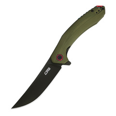 Фото Складной нож CJRB Gobi, сталь AR-RPM9, G10, зеленый