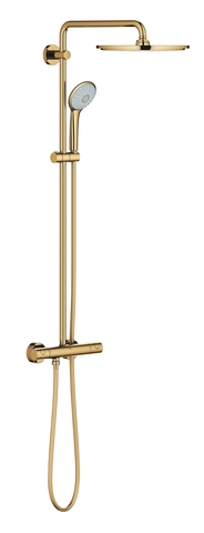 Душевая система с термостатом для настенного монтажа, GROHE Euphoria System 310, холодный рассвет глянец, (26075GL0)