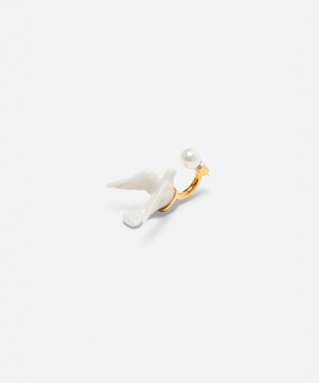 Моносерьга DOVE PEARL