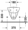 Duravit D-Code 22571500002 Биде подвесное