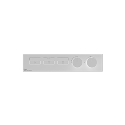 Gessi Hi-Fi 63014#279 Термостат для душа, с включением до 3 источников одновременно (внешняя часть), цвет: White CN
