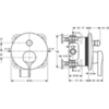 Ideal Standard Melange A4720AA Смеситель встраиваемый на 2 потребителя
