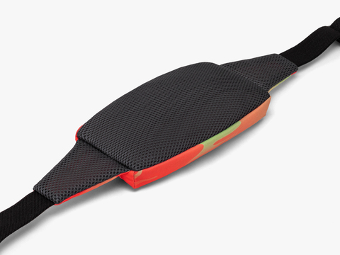 Поясная сумка для бега Enklepp Marathon Waist Bag zig zag gradient red
