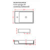 ArtCeram Scalino SCL003 16 00 Раковина накладная, 60x38, цвет: синий