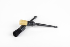 GlossWork Detailing Brush Кисть для детейлинга из натуральной щетины белая 27мм