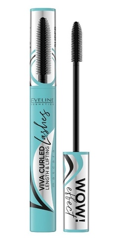 EVELINE Тушь для ресниц VIVA CURLED LASHES! удлинение и подкручивание 10мл