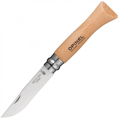 Фото Складной Нож Opinel Stainless steel №6, нержавеющая сталь Sandvik 12C27, бук, 123060