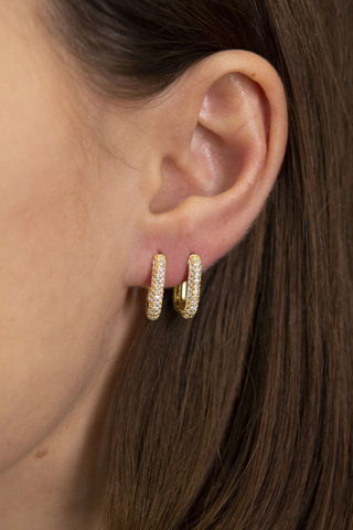 Серьги Адара, позолота, серебро 925, позолота 18k 3