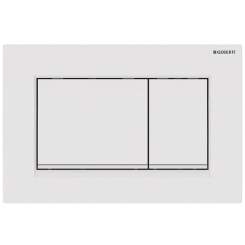 Geberit Sigma 115.883.11.1 Смывная клавиша, двойной смыв: белые, белый матовый