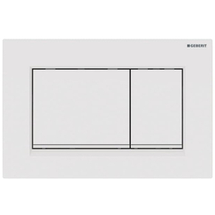Geberit Sigma 115.883.11.1 Смывная клавиша, двойной смыв: белые, белый матовый фото