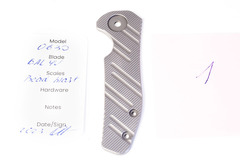 Накладка кастомная для Zero Tolerance 0630 ZT0630 титан 