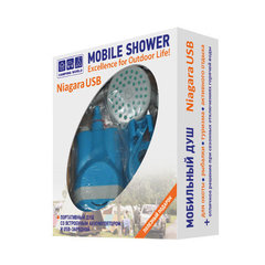 Купить туристический походный душ Camping World Niagara USB