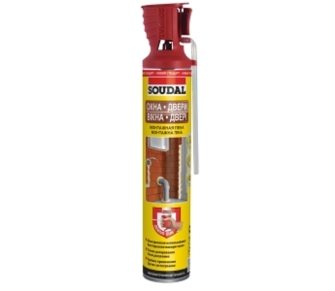 Пена бытовая зимняя Soudal GENIUS GUN, 750 мл
