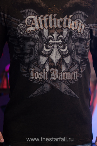 Affliction | Пуловер мужской Josh Barnett Signature Series A242 принт спереди