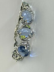 Каберне (серебряный браслет)