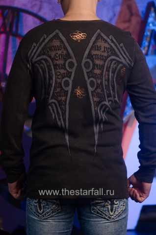 Affliction | Пуловер мужской Josh Barnett Signature Series A242 спина