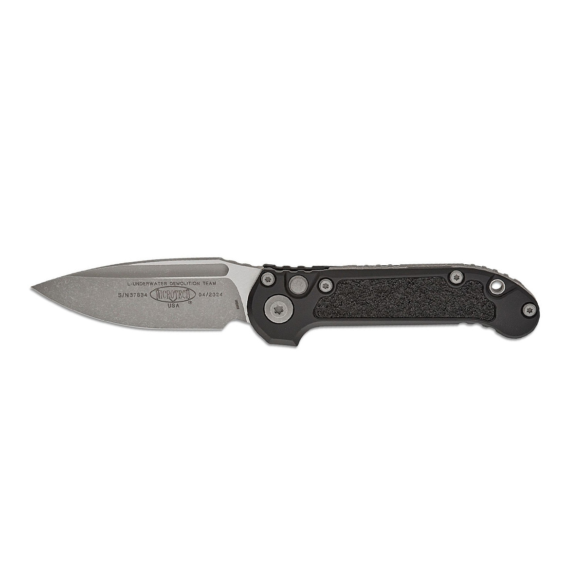 Автоматический нож Microtech LUDT Gen III S/E 1135-10AP, сталь M390MK, рукоять алюминий, черный