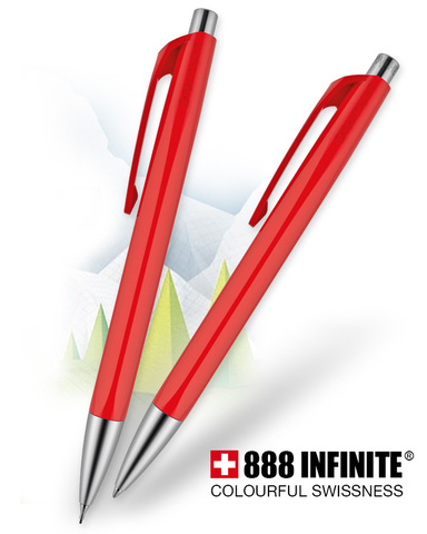 Карандаш механический Caran d'Ache Office 884 Infinite Scarlet Red, 0,7 mm (884.57)