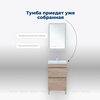 Aquanet 344137 Тумба Нота new 50 напольная 2ящ. цв.дуб светлый (344137)